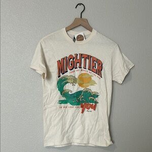 Beige Graphic T-Shirt